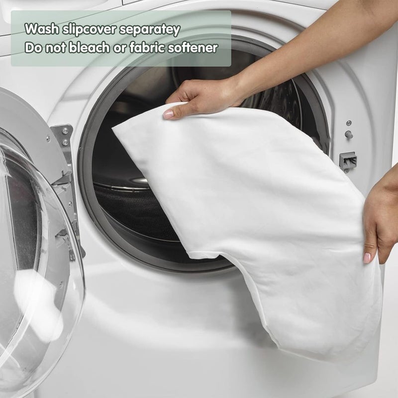Winmany Baby Waterproof Nursing Pillow Cover Newborn Breastfeeding Pillowcase Soft Replaceable Slipcover for Boys and Girls - Image 3
